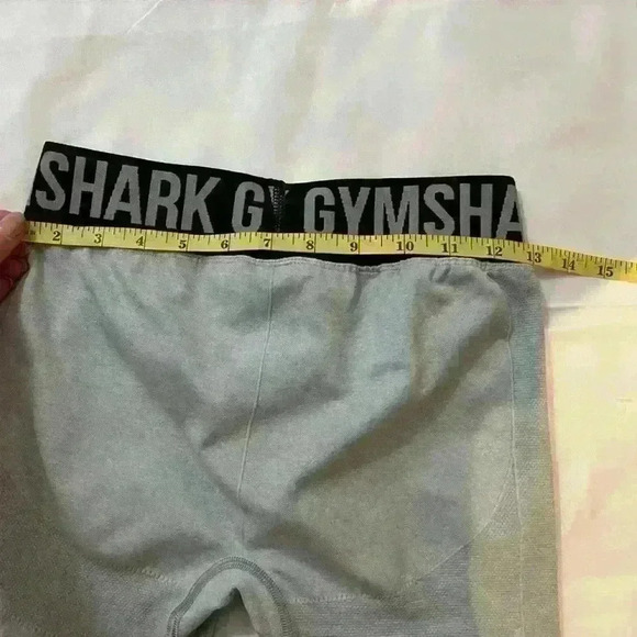 Gymshark Leggings Women's Small Heather Gray Flex Gym Yoga Running Athleisure - Picture 7 of 8